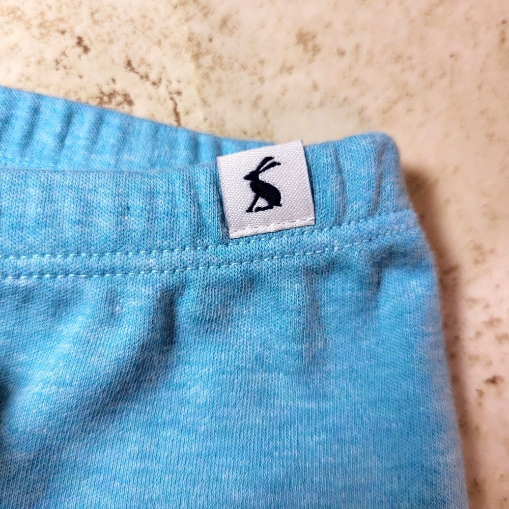 Joules Grove Ocean Blue Pant‎ Floral Print Cuff Sheep Pocket Organic 6-9 month - Picture 4 of 10
